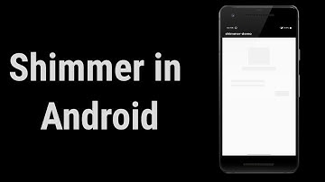 Implementing the Shimmer library in Android