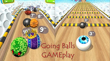 Going Balls - All Levels Gameplay Android, iOS Part 1 ( Level 9-15 ) - NEW