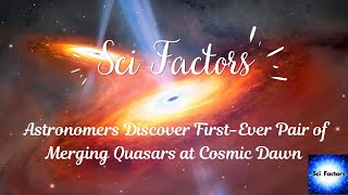 Astronomers Discover First Ever Pair of Merging Quasars at Cosmic Dawn