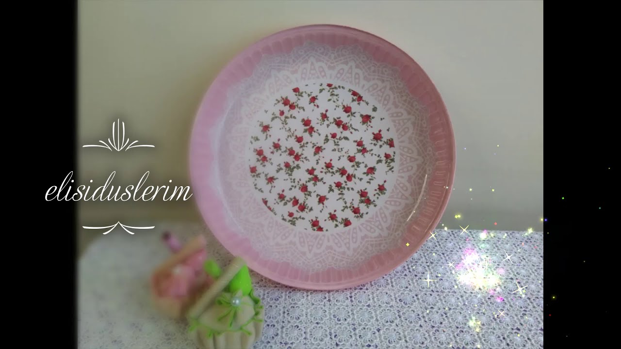 Borcam Boyama / Cam Boyama /Peçete Dekupaj /Geridönüşüm