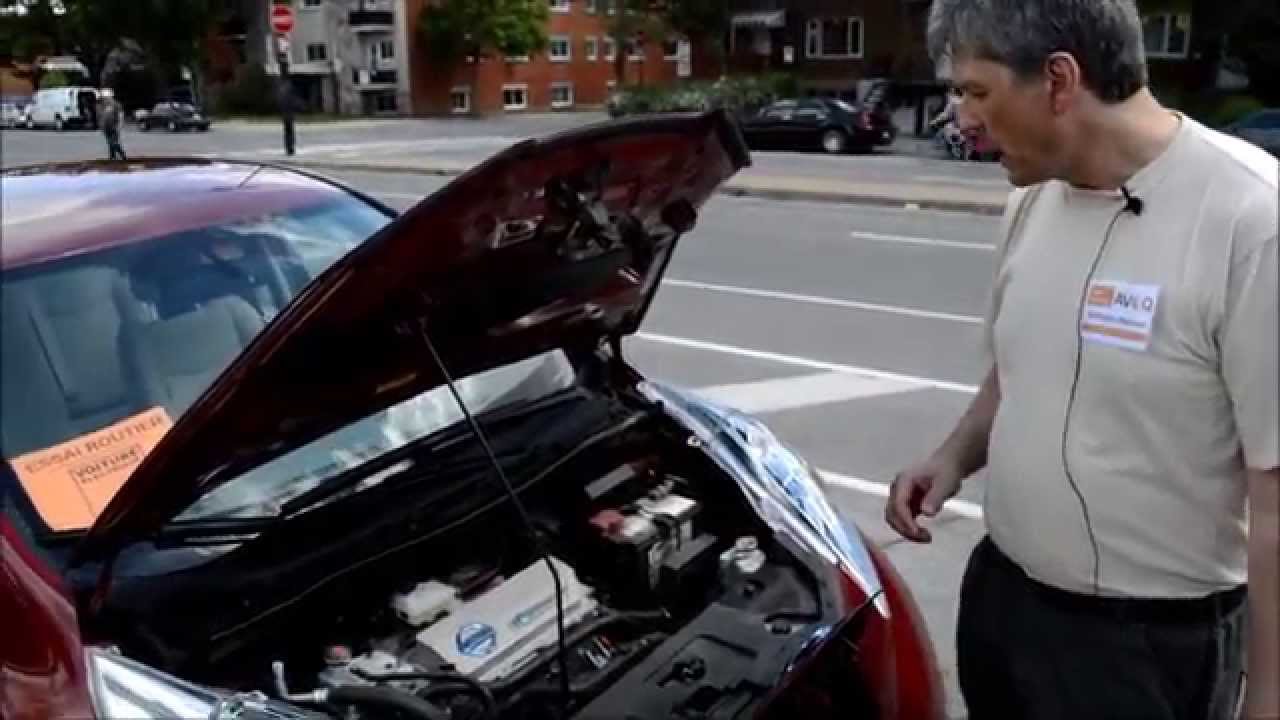 Электрокар НИССАН на выставке в Монреале. Тестдрайв. - YouTube