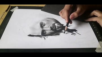 Kurt Cobain of Nirvana | Charcoal & graphite drawing