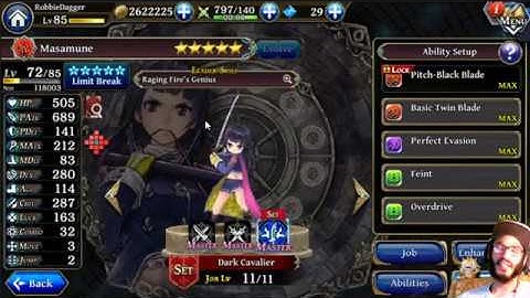 The Alchemist Code - Masamune Unit Review - Dodgey Setup
