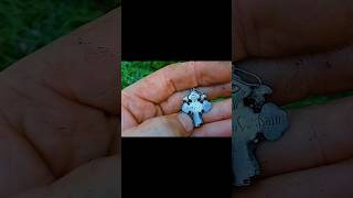 Серебряный крестик #коп #металлопоиск #крестик #shorts