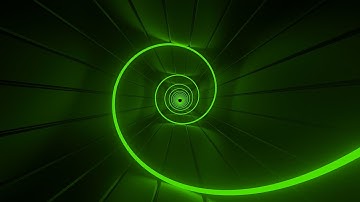 4K Video | Neon Abstract Vj Loop Tunnel | No Copyright Motion Background Video