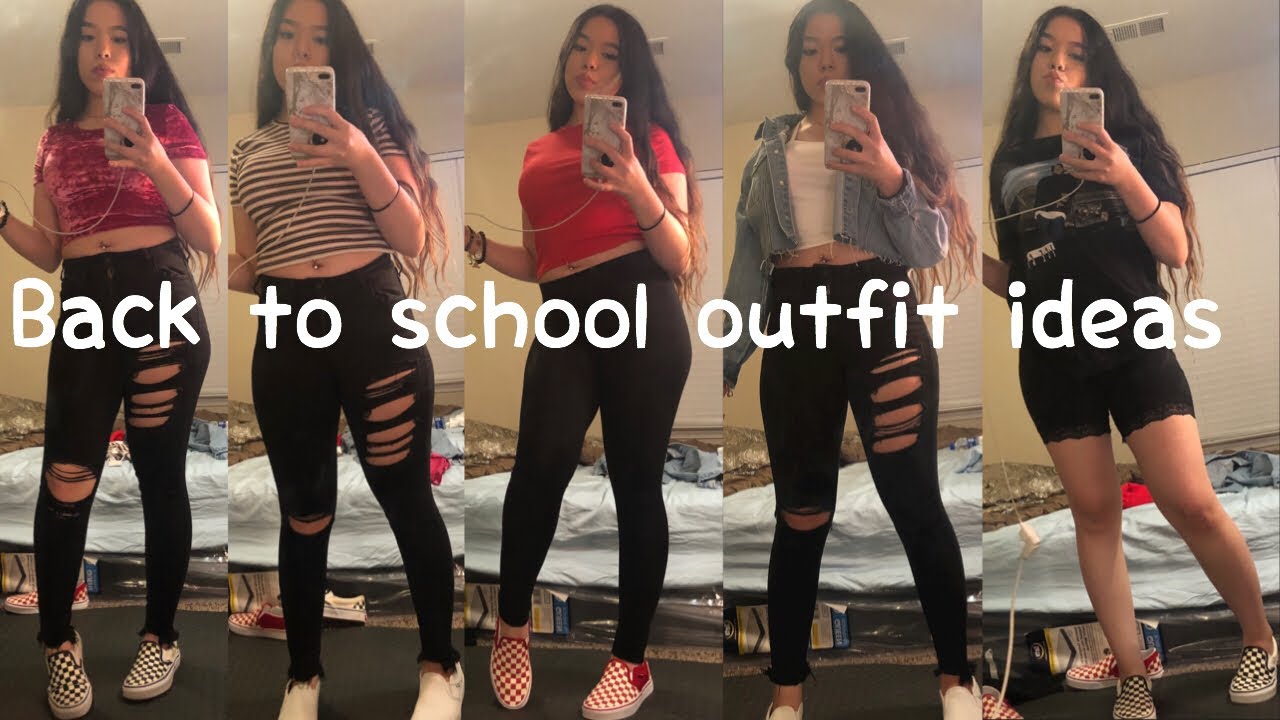 BACK TO SCHOOL OUTFIT IDEAS 2019 **baddie on a budget ? - YouTube