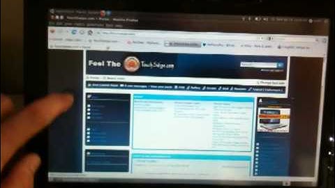 TX2Z touchsmart running Ubuntu 10.04 Lucid Lynx with touchscreen