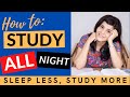 How To Avoid Sleep While Studying Whole Night | Perfect Study Routine | ChetChat Study Tips