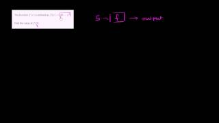 Understanding Function Notation Example 1