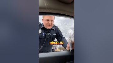 Woman Gets Pulled Over, Discovers Cop is Her Brother! 😂 #shorts