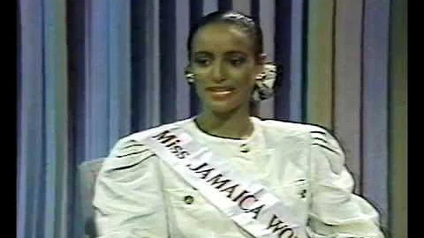 Sandra Foster Miss JAMAICA World 1991 Interview on...