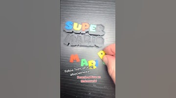 Download https://makerworld.com/models/474412 #supermariobros #nintendo #mario #3dprinting #bambulab