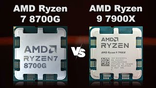 AMD Ryzen 7 8700G vs AMD Ryzen 9 7900X | CPU | Gaming