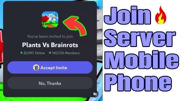 How To Join Plants Vs Brainrots Discord Server on Mobile Phone