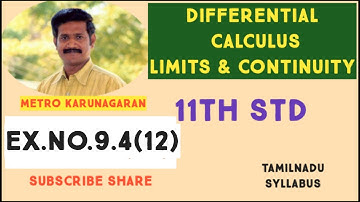 11th Std Maths Ex.9.4(12) Evaluate lim 2 arc sin x /3x as x approaches 0