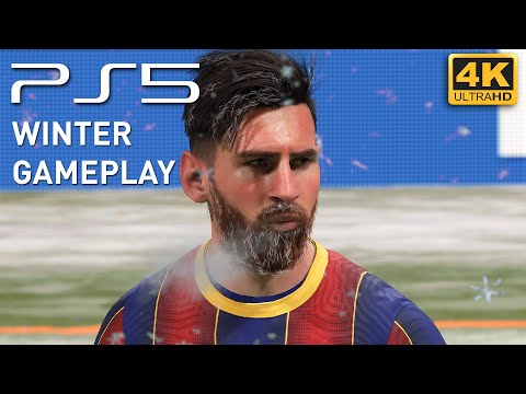 PS5 - FIFA 21 Next Gen WINTER Gameplay - FC Barcelona Vs PSG (4k 60fps)