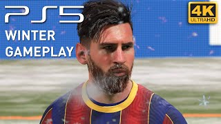 PS5 - FIFA 21 Next Gen WINTER Gameplay - FC Barcelona vs PSG (4k 60fps)