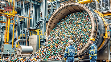 Hoe meer dan 160 miljoen batterijen elk jaar in een fabriek worden gerecycled
