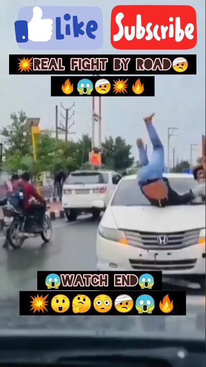 real fight😱by road💥||badmashi status||#shorts