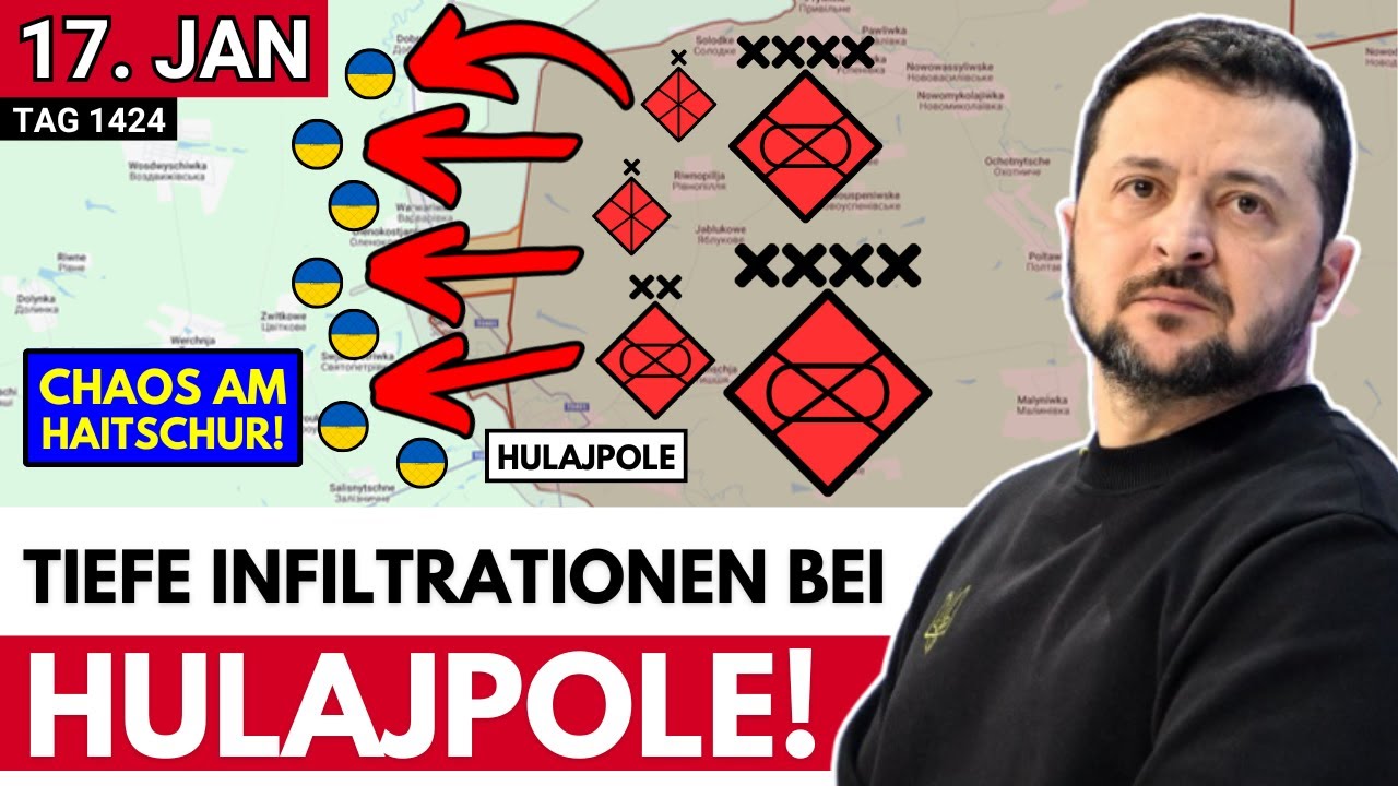 Russen auf breiter Front am Haitschur im Vormarsch, Einbruch in Sofijiwka bei Dobropillja!