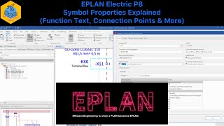 EPLAN Electric P8 Beginner’s Guide: Symbol Properties (Function Text, Connection Points & More)