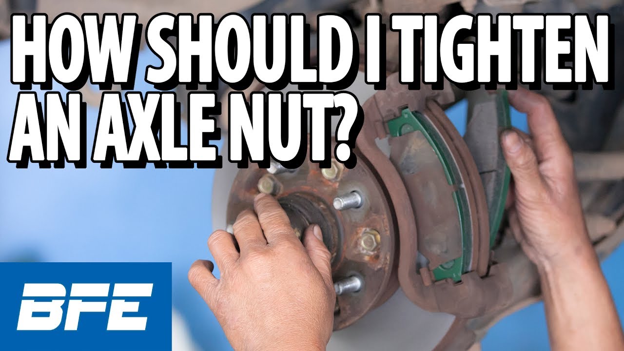 Should I Tighten An Axle Nut With An Impact? | Tech Minute