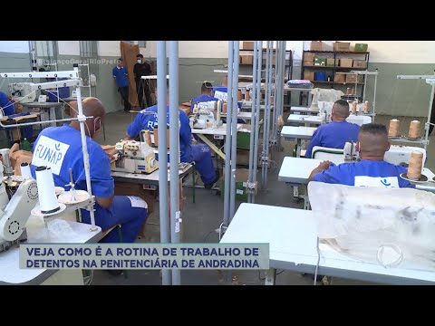 Conheça a rotina de trabalho dos detentos na penitenciária de Andradina