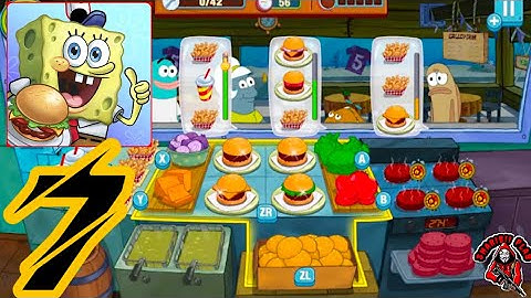 Spongebob: Krusty Cook Off| Walkthrough GamepLay Part 7: Krusty Krab