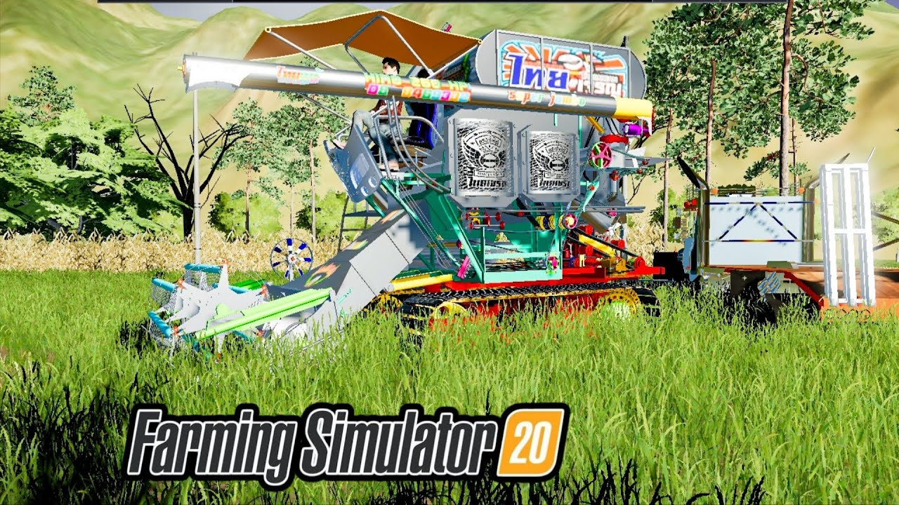 Fs20  #รถเกี่ยวไทยเจริญ🚧 รีบอัดคลิปรีบนอนมั่วไปหมดเลย555😆⚙️🌾