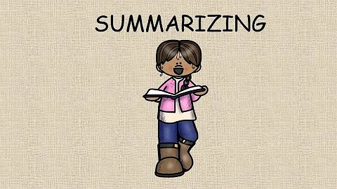 Reading Comprehension Strategy - Summarizing