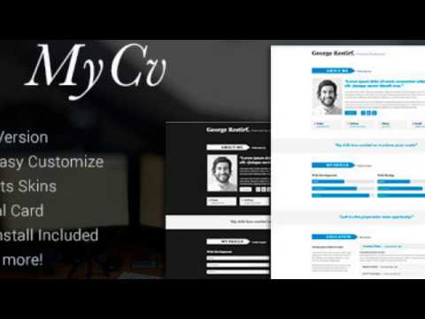 My Cv - Responsive And Retina Drupal theme / CV