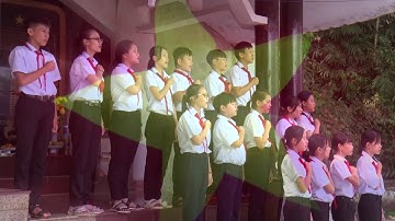 TỐP CA - LIÊN ĐỘI THCS NGUYỄN VĂN TRỖI, TX PHƯỚC LONG - Hát Quốc ca tại các địa chỉ đỏ, năm 2020