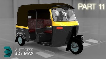 auto rickshaw model in 3D max part [11]