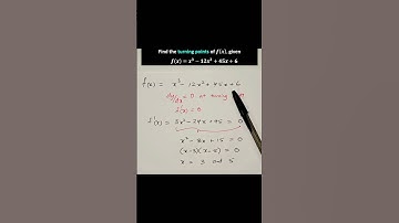 How to find the stationary points of a cubic function| A level maths