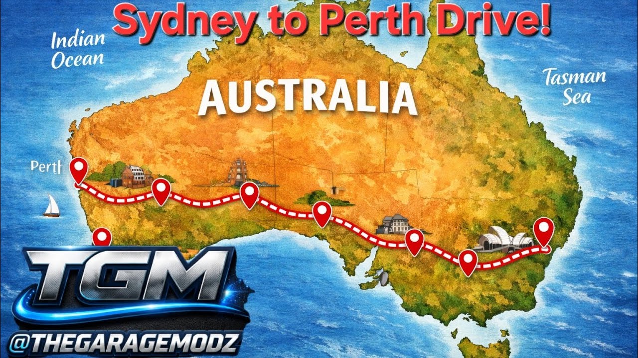 Part 1. Sydney to Perth Drive! Experience the journey! #Australia #Sydney #Melbounre #Perth