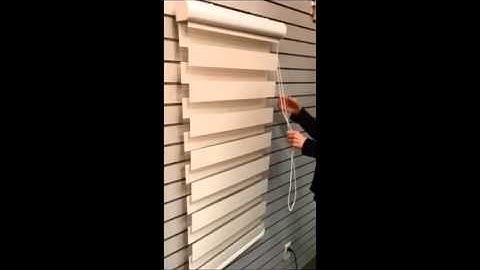 Zebra Sheer Shades: Operation and troubleshooting