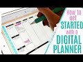 HOW TO GET STARTED WITH A DIGITAL PLANNER, ipad pro digital planner using GoodNotes