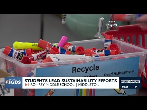 Kromrey Middle School students lead environmental change through recycling programs