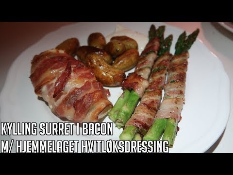Video: Kyllingbryst Pakket Inn I Bacon Med Kantarellesaus