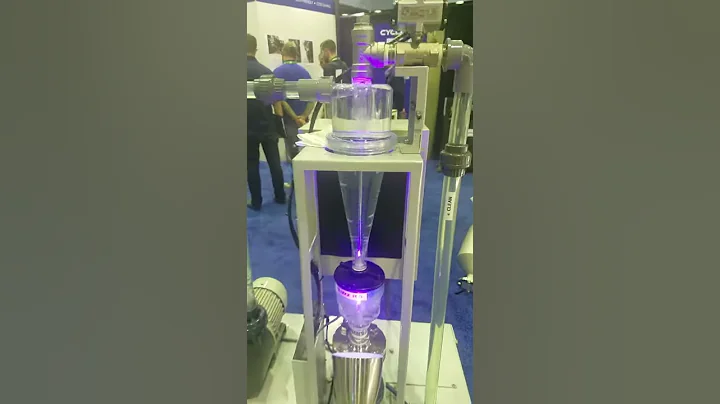 Clear Nikuni VDF Demo shows just how the Vortex Cyclone Filter Works