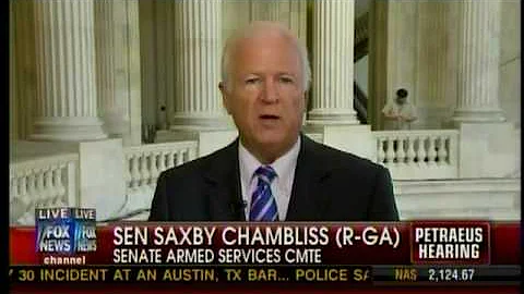 Chambliss on Fox News Discussing Gen. Petraeus' Co...