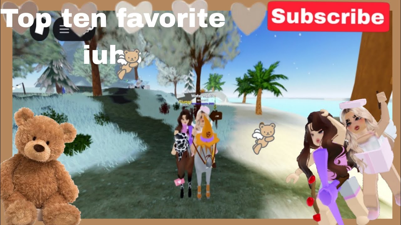 Top ten favorite iuhs #wildhorseislands #roblox #horse #iuh 