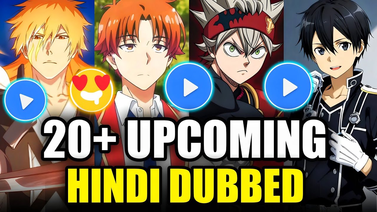 20 Upcoming Hindi Dub Mx Player | Classroom Elite Season 3 Hindi Dub |Bleach Season 2 Hindi Dub Date