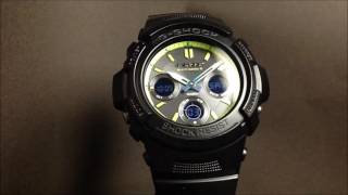 CASIO G-SHOCK カシオＧショック電波ソーラー腕時計 AWG-M100SLY-1AJF