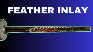 Create a Feather Inlay - Rod Building😁😡