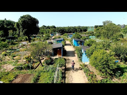 Jardin primé au concours Jardiner Autrement 2023, catégorie parcelle privée dans un jardin collectif