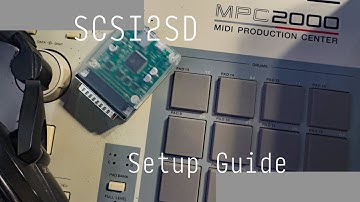 SCSI2SD SD Card Setup Guide For The AKAI MPC2000 MPC-2000