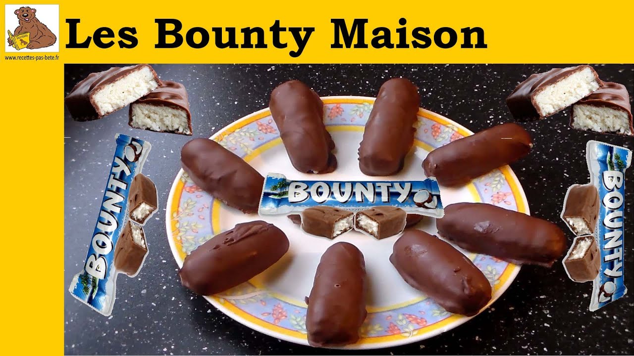 Les Bounty Maison Recette Rapide Et Facile Youtube