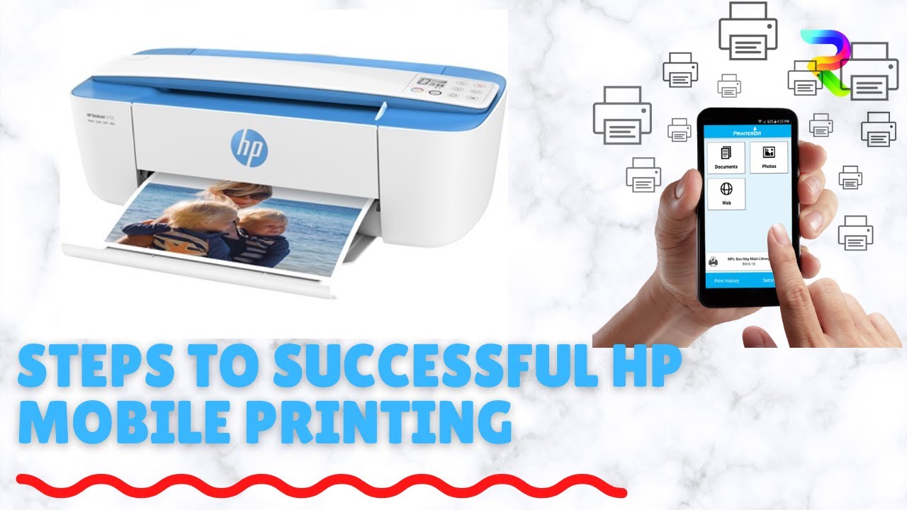 Mobile printing with HP 3635