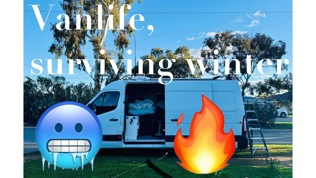 how I survive winter living in van full time - YouTube